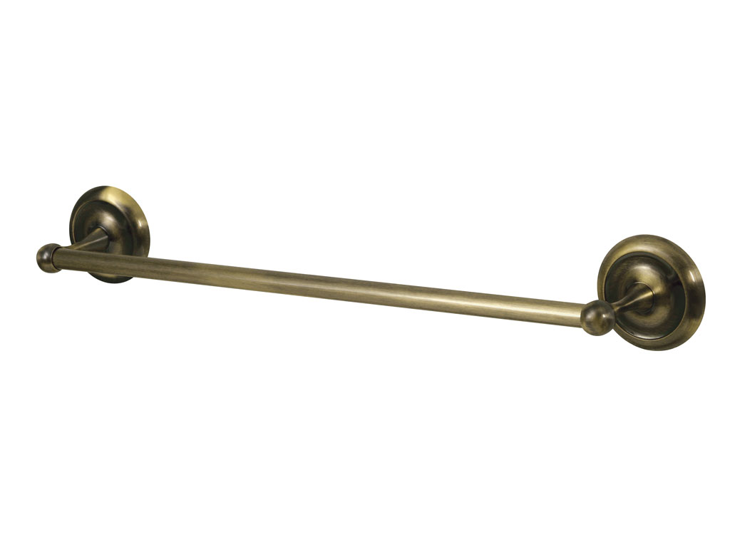 Bisk Bara prosop retro bisk deco 00409, 610 mm, montare pe perete, fixare ascunsa, alama