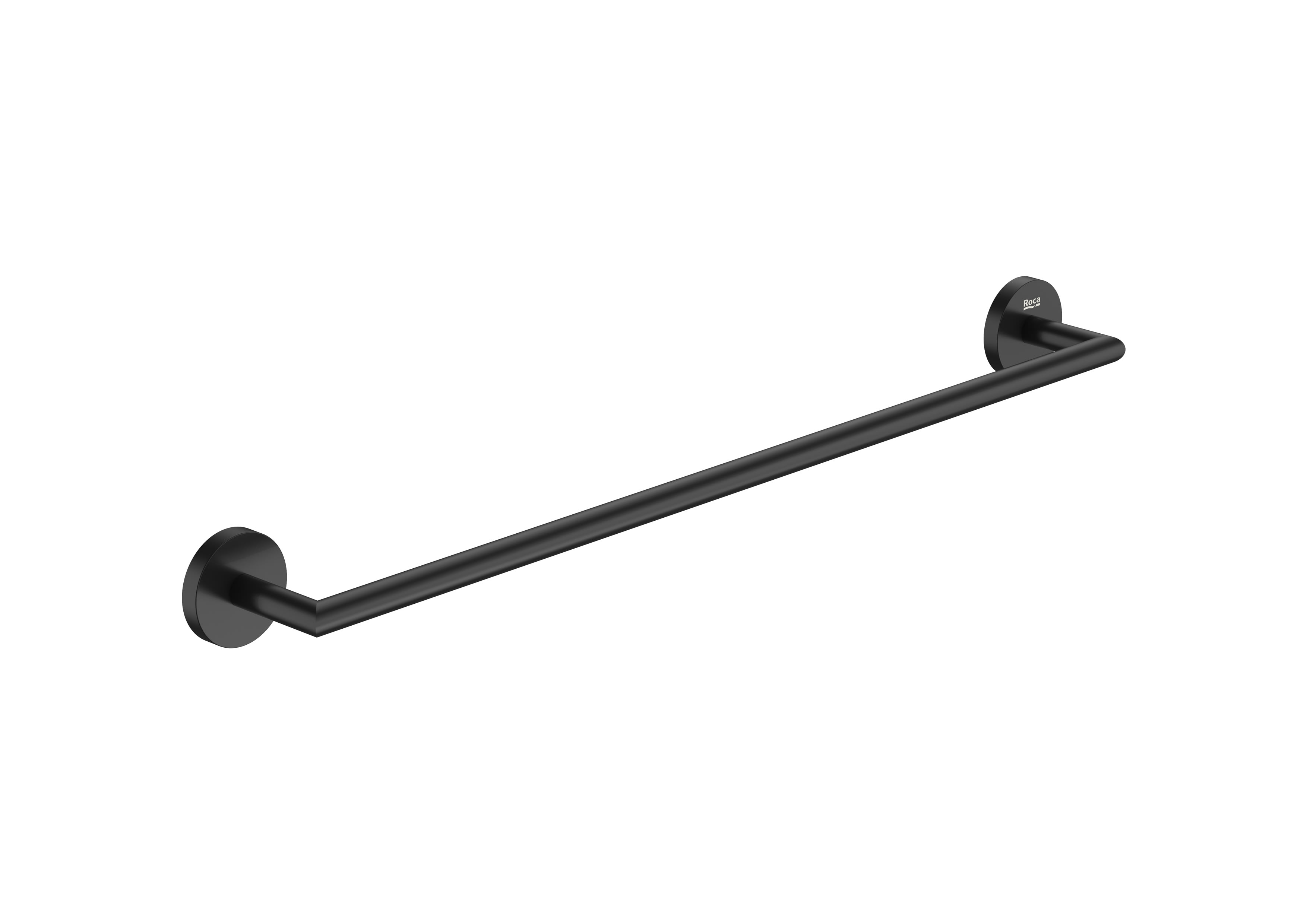 Roca Bara prosop roca hotels, pe perete, 630 mm, metal, mat, negru, a817574c40