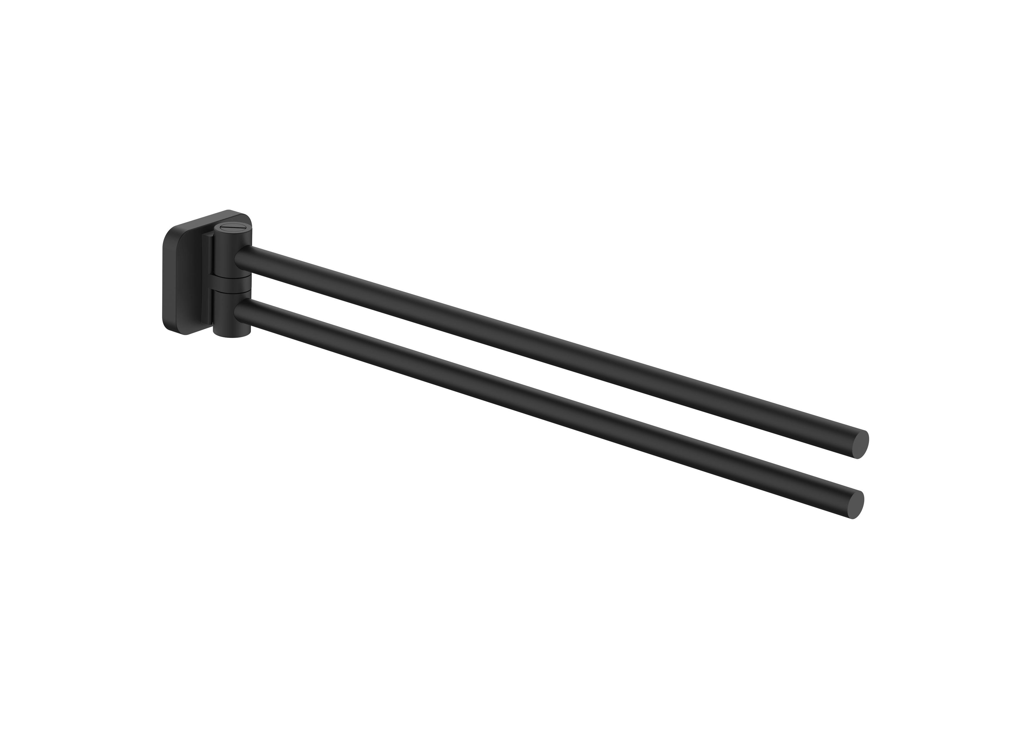 Roca Bara prosop roca victoria, pe perete, 373 mm, pivotanta, metal, mat, negru, a817885nb0