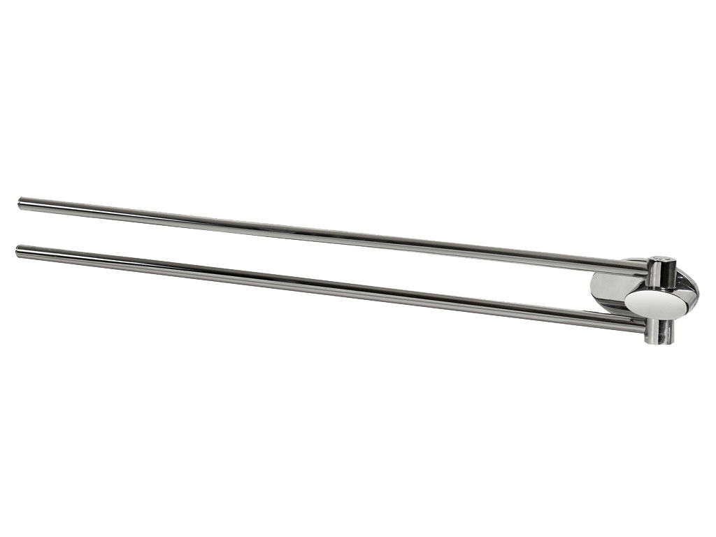 Bisk Bara prosop side 00990, 465 mm, pivotanta, montare pe perete, fixare ascunsa, crom