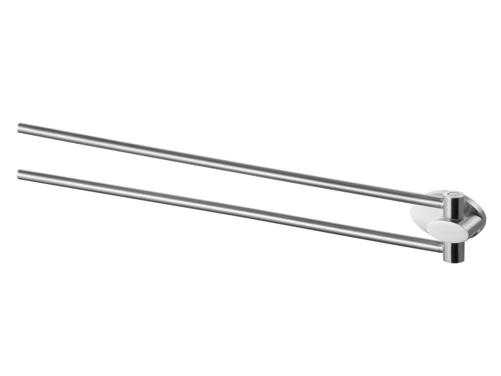 Bisk Bara prosop side 03132, 480 mm, pivotanta, montare pe perete, fixare ascunsa, nichel
