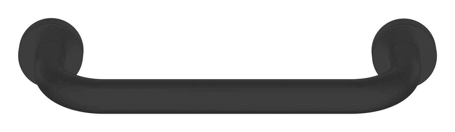 Bara sustinere Grohe 411892430, 350 mm, 88 mm, 2 orificii instalare, pe perete, metal, elemente fixare ascunse, Negru