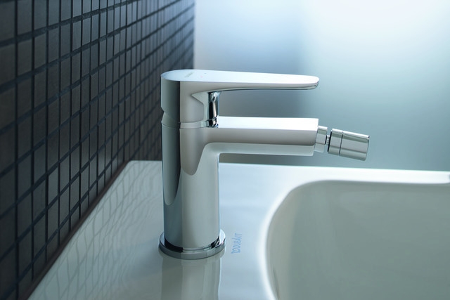 Baterie bideu Duravit A12400011010, A.1, tip comanda monocomanda, mari