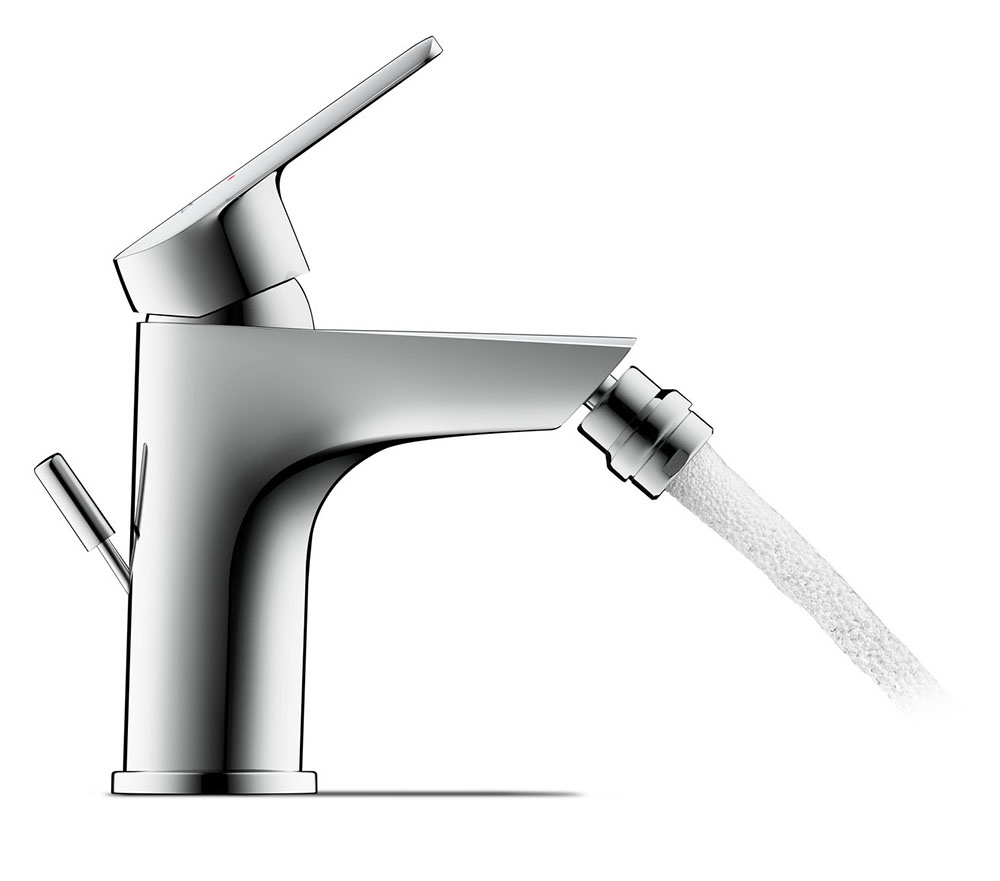 Baterie bideu Duravit N12400001010, DuraStyle, tip comanda monocomanda