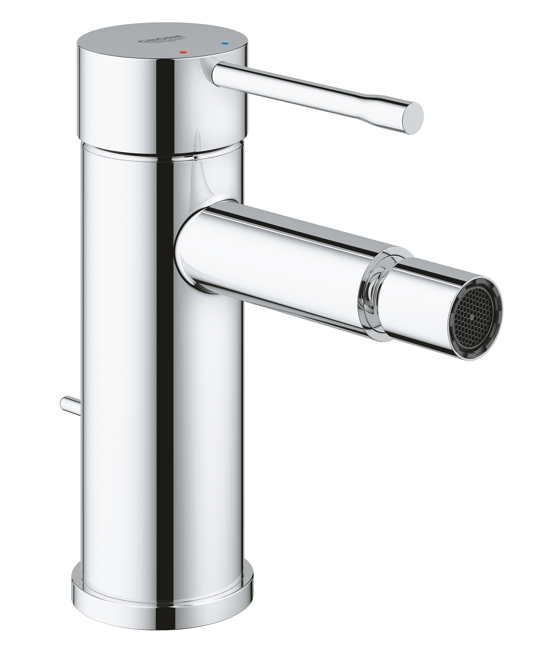 Grohe Baterie bideu grohe essence 32935001, 3/8'', monocomanda, cartus ceramic, evacuare cu tija, marimea s, crom
