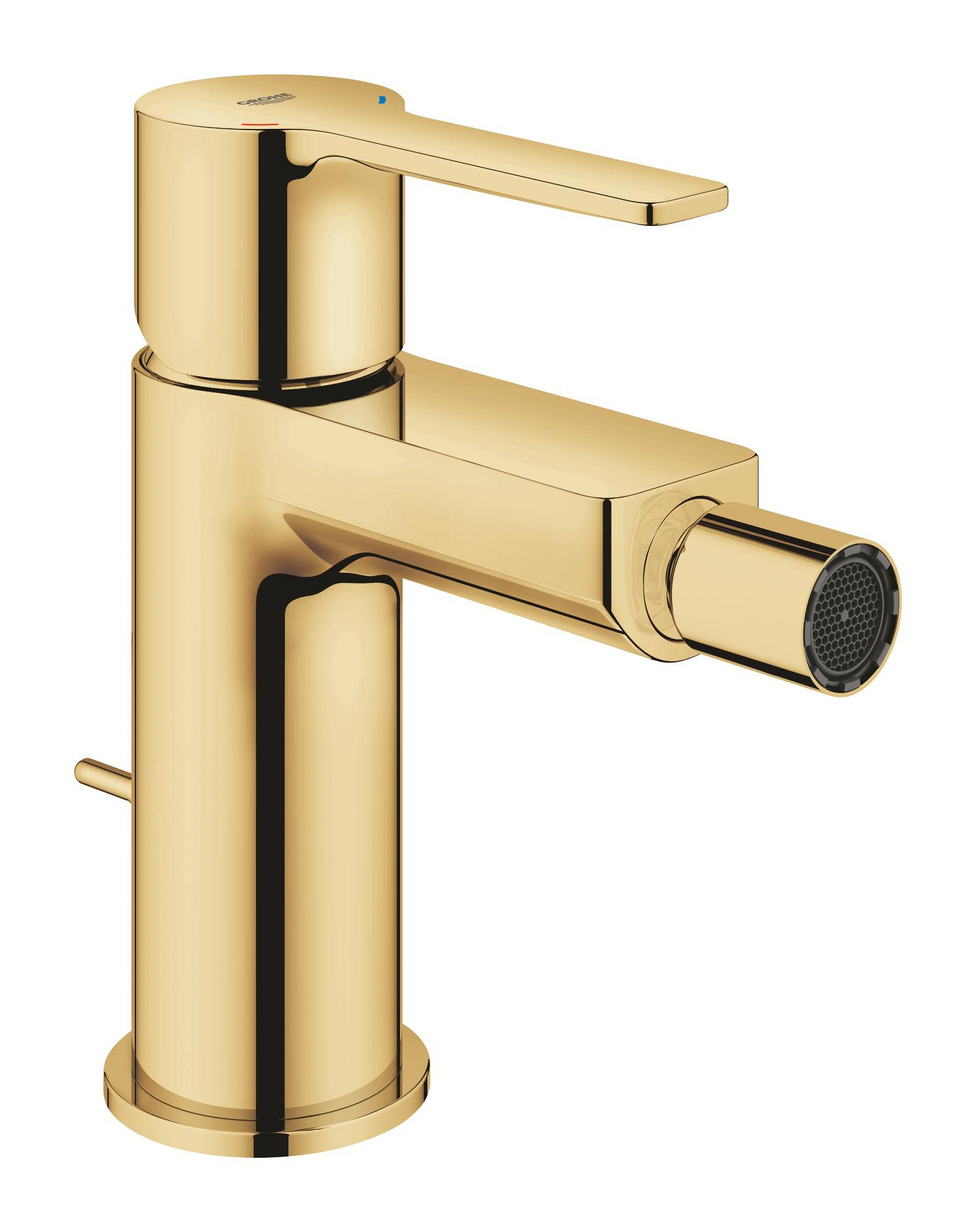 Grohe Baterie bideu grohe lineare, 145 mm, ventil, lucios, auriu, 33848gl1