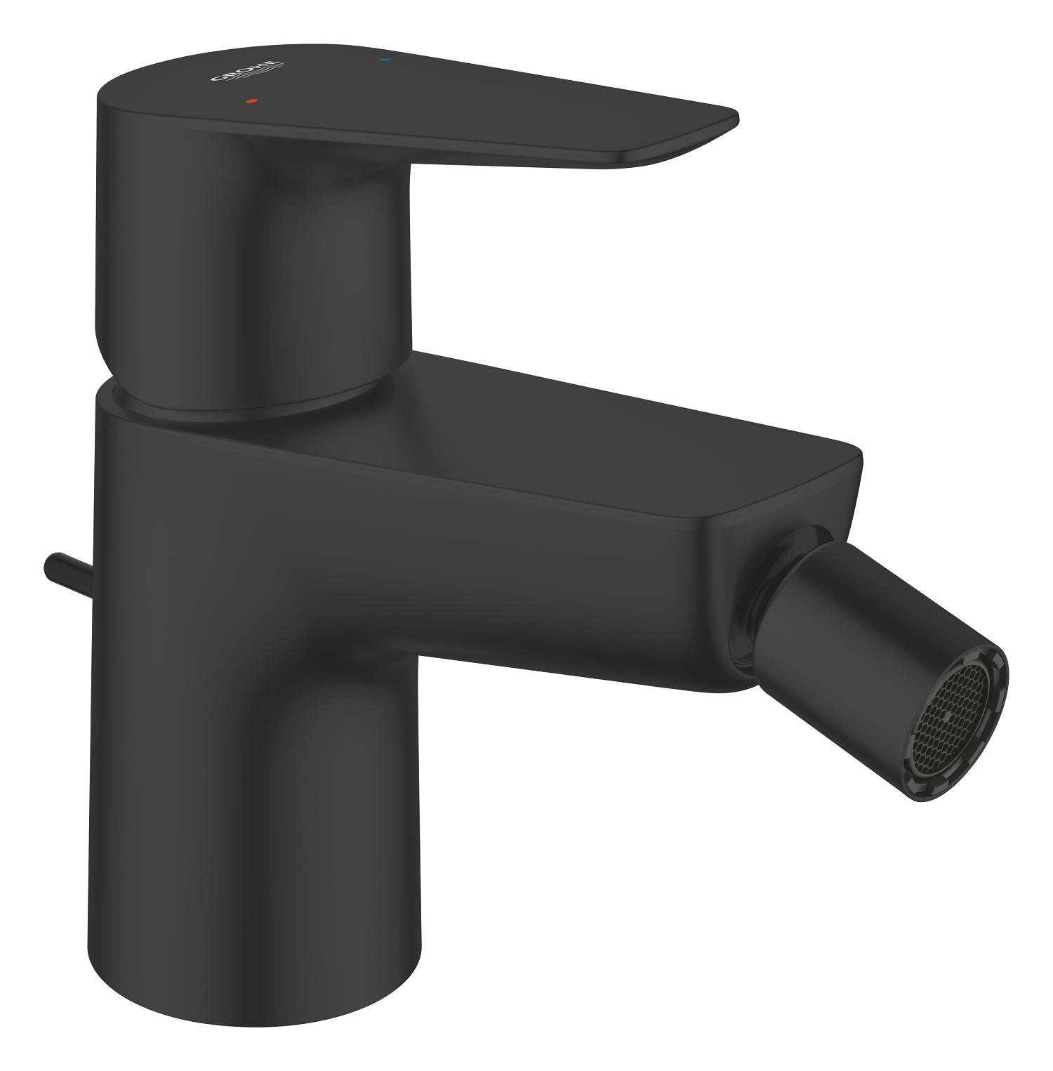 Grohe Baterie bideu grohe startedge, s, 126 mm, ventil, mat, negru, 233452431