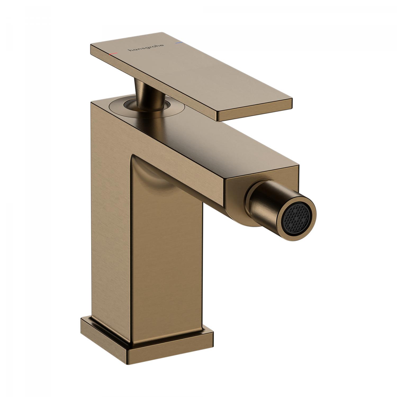 Hansgrohe Baterie bideu hansgrohe tecturis e, m, 141 mm, ventil, mat, bronz, 73200140