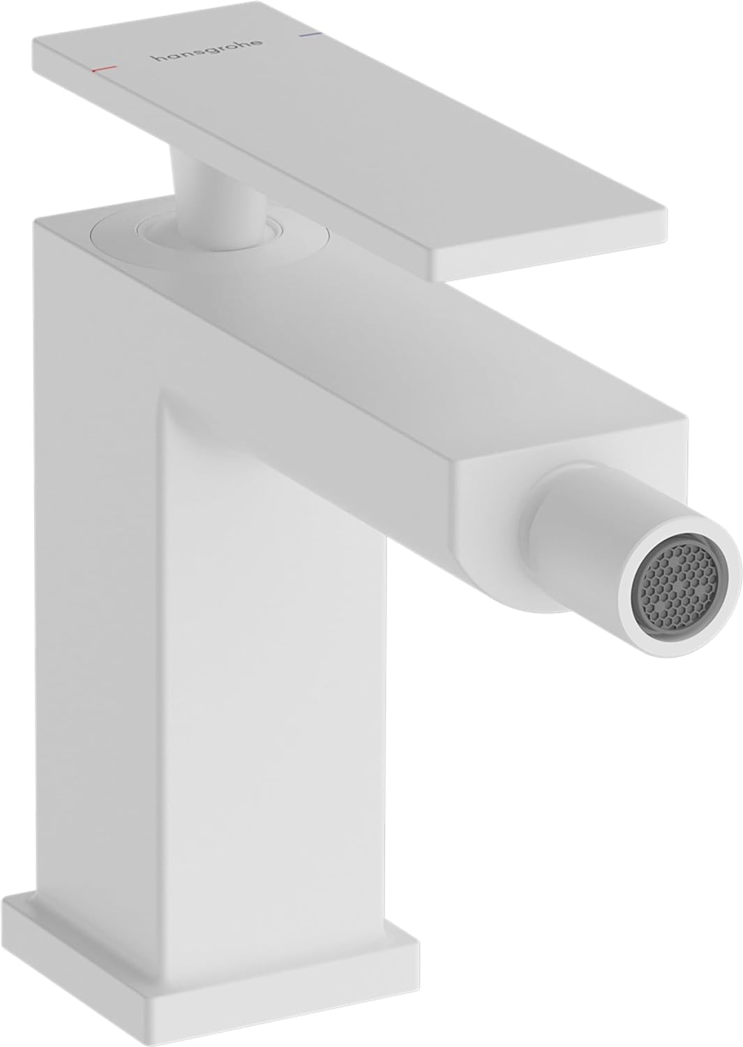 Hansgrohe Baterie bideu hansgrohe tecturis e, m, 147 mm, ventil, mat, alb, 73200700