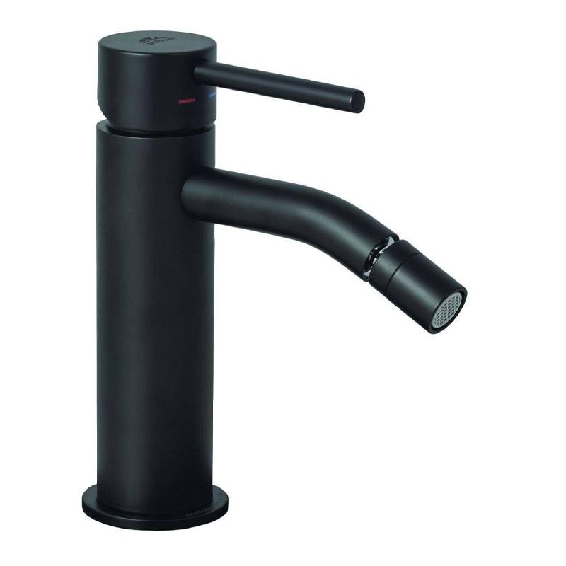 Paffoni Baterie bideu paffoni light, m, 162 mm, mat, negru, lig131no