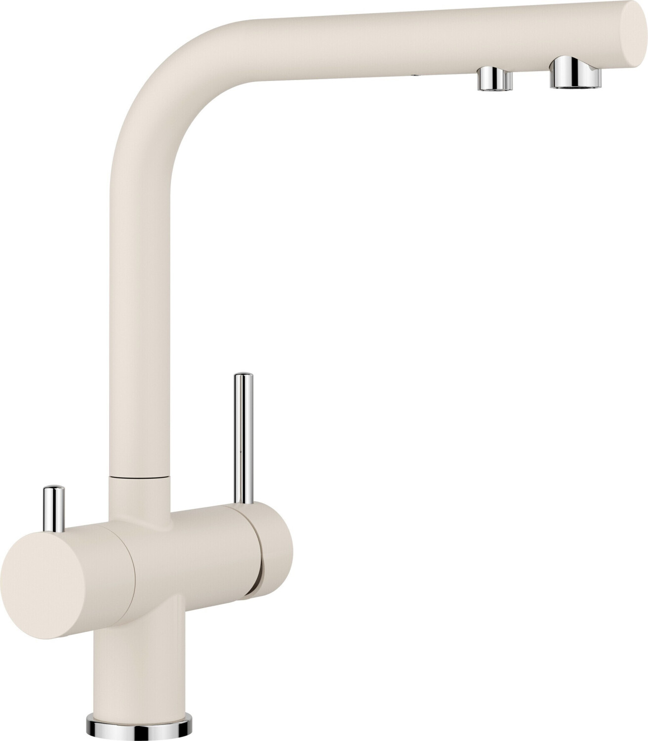 Blanco Baterie bucatarie blanco fontas ii, inalta, tip l, filtrare, 3 cai, mat, alb pal, 526943