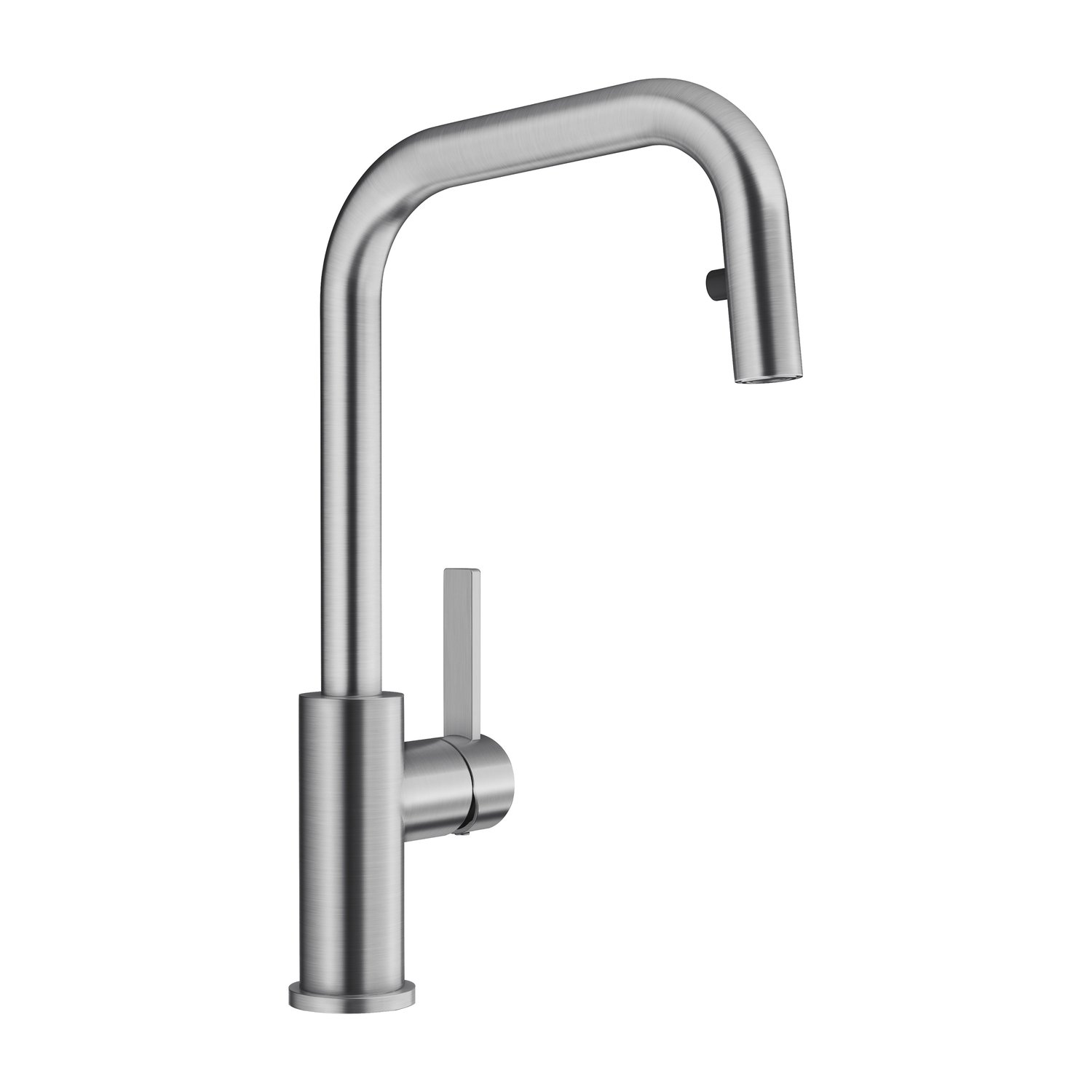 Blanco Baterie bucatarie blanco jondara s, inalta, tip u, dus extractabil, mat, crom, 526614