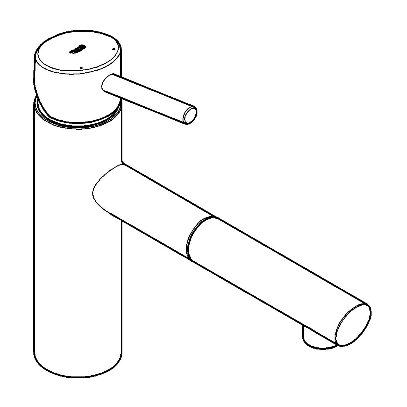 Baterie bucatarie Grohe 31129001, bucatarie Concetto, tip comanda mono