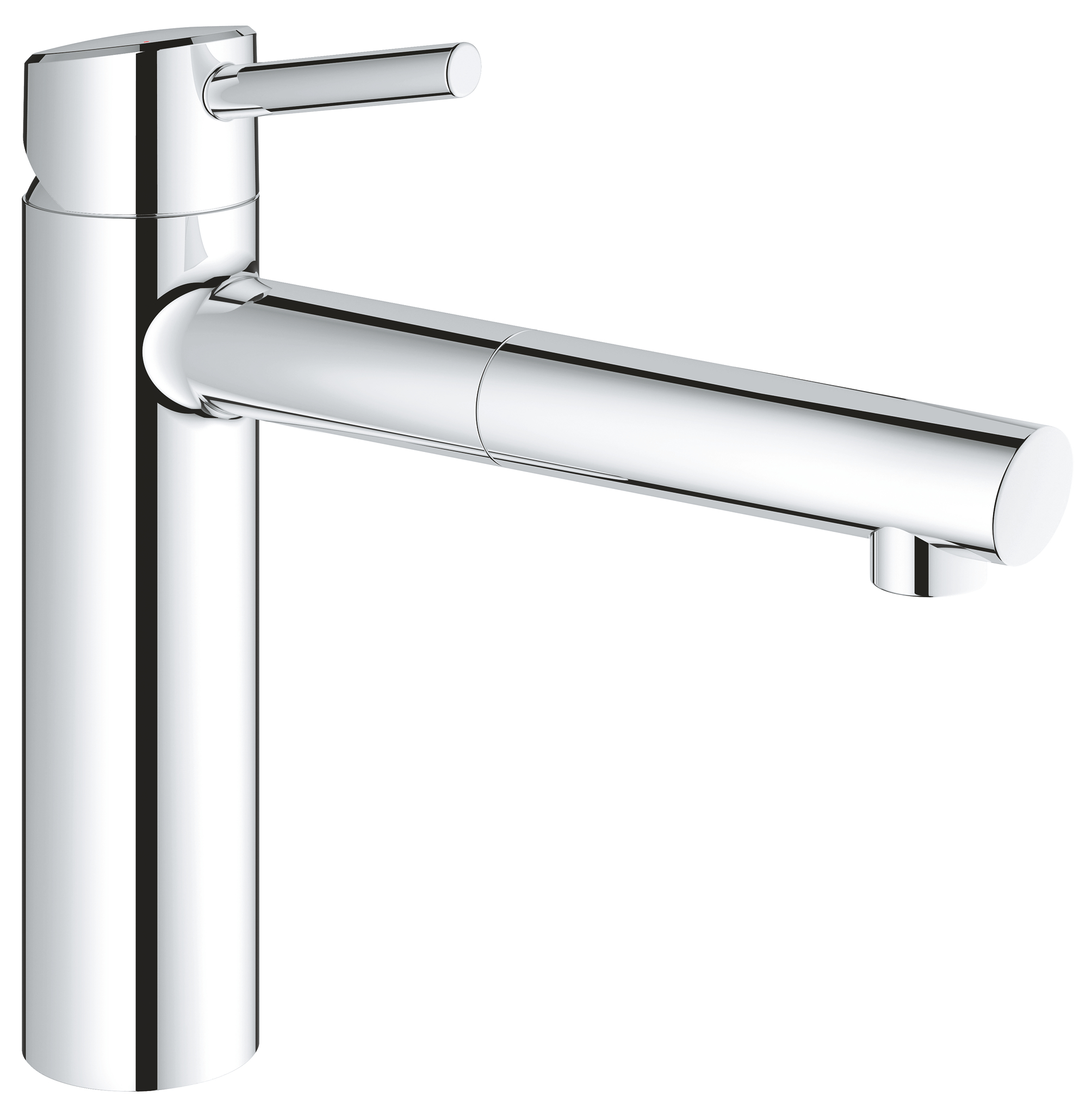 Grohe Baterie de bucatarie grohe concetto 31129001, 3/8'', pipa medie, dus extractabil, crom