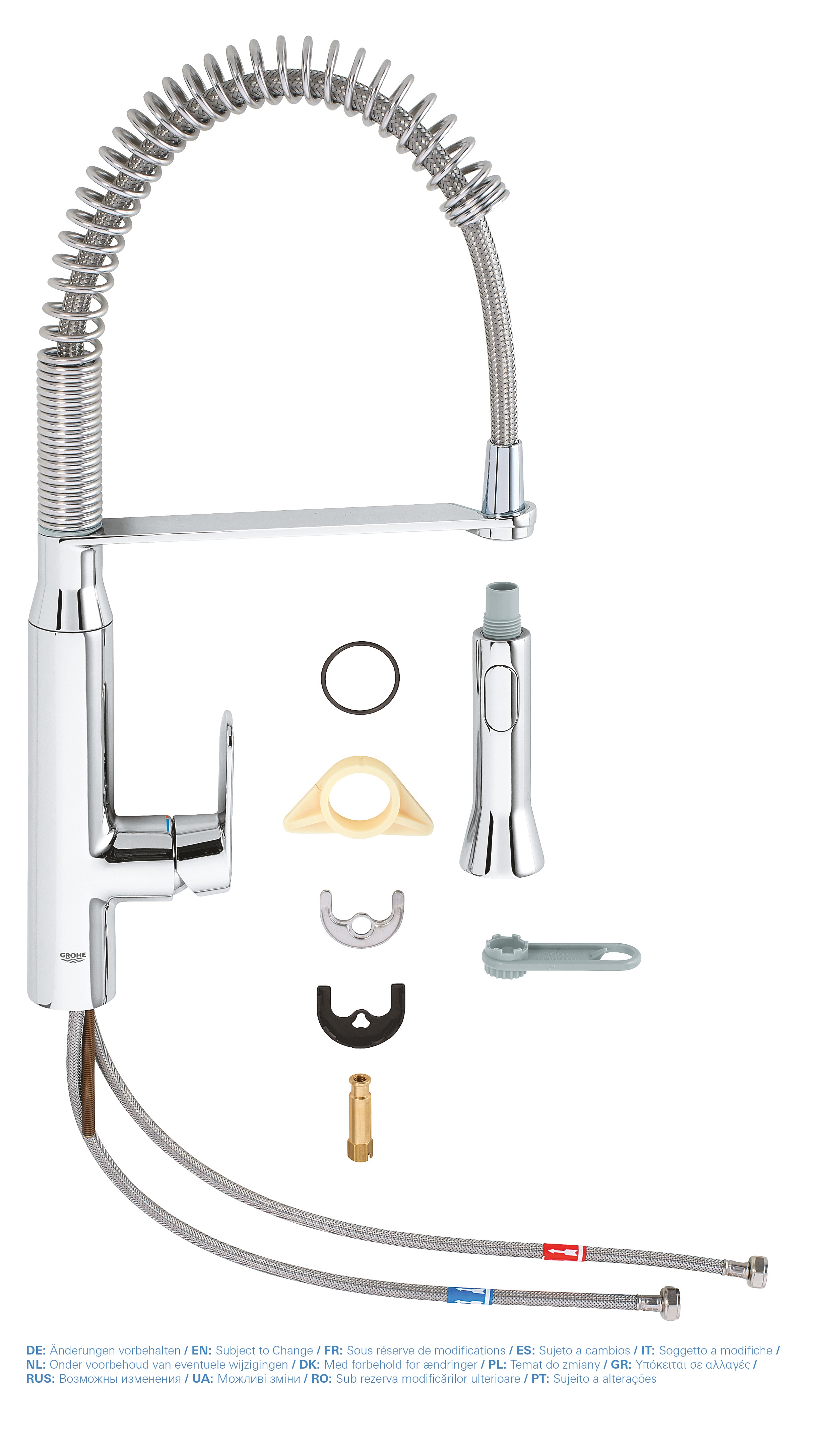Cauti Baterie de bucatarie Grohe K7 31379000, 1/2'', monocom