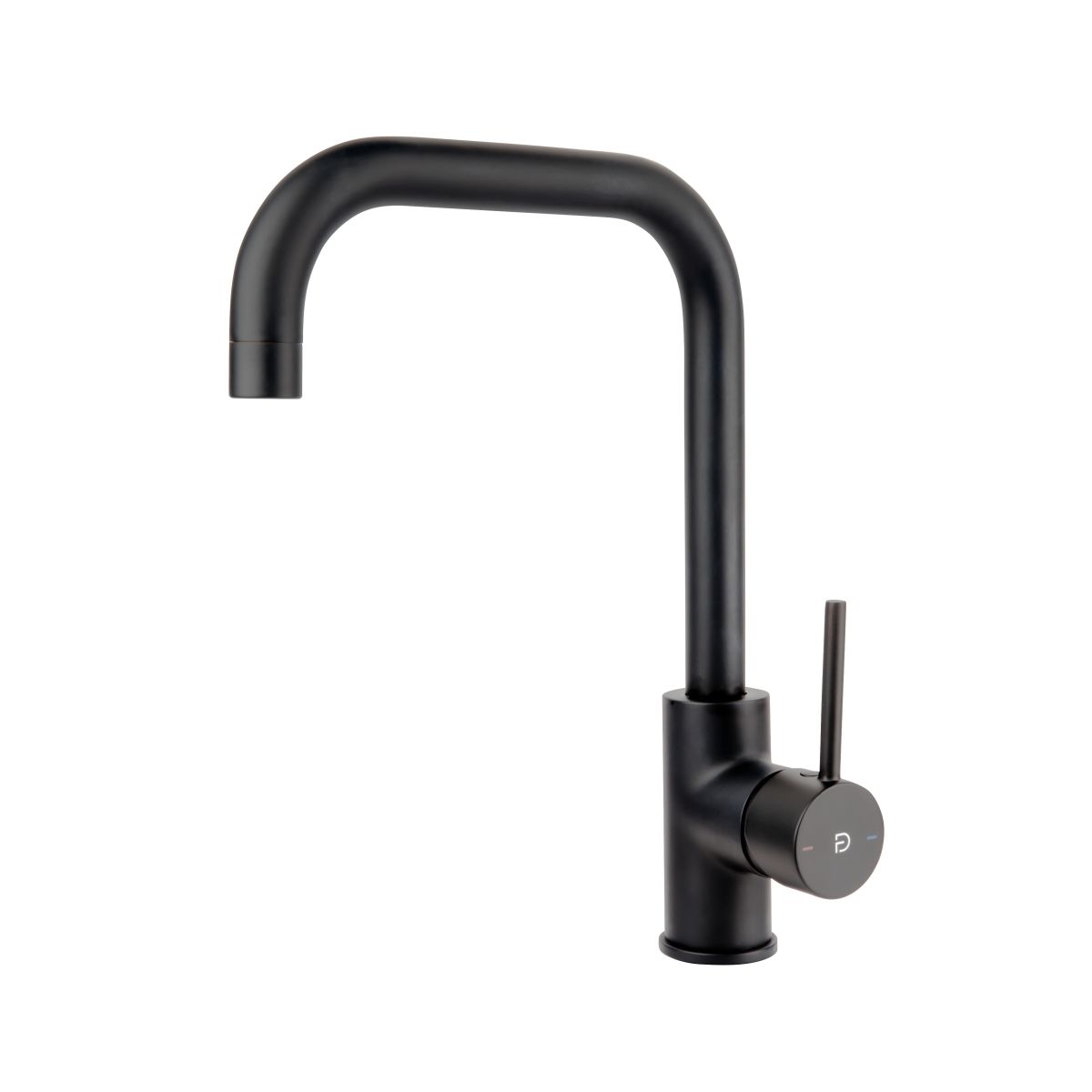 Baterii bucatarie - Baterie bucatarie Fdesign Avanza, inalta, tip U, mat, negru, FD1-A07-4-22