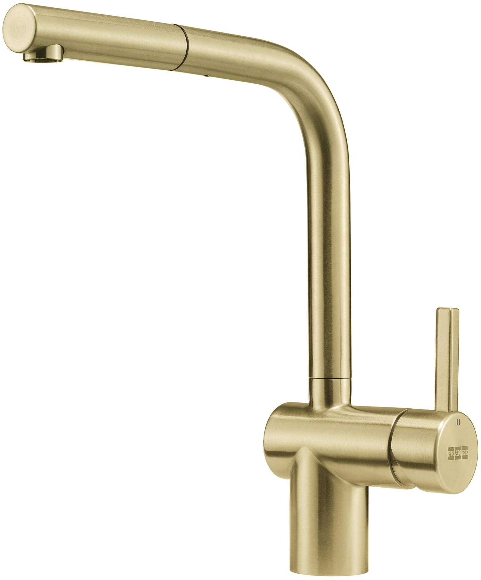 Franke Baterie bucatarie franke atlas neo, inalta, tip l, dus, mat, auriu, 115.0681.242