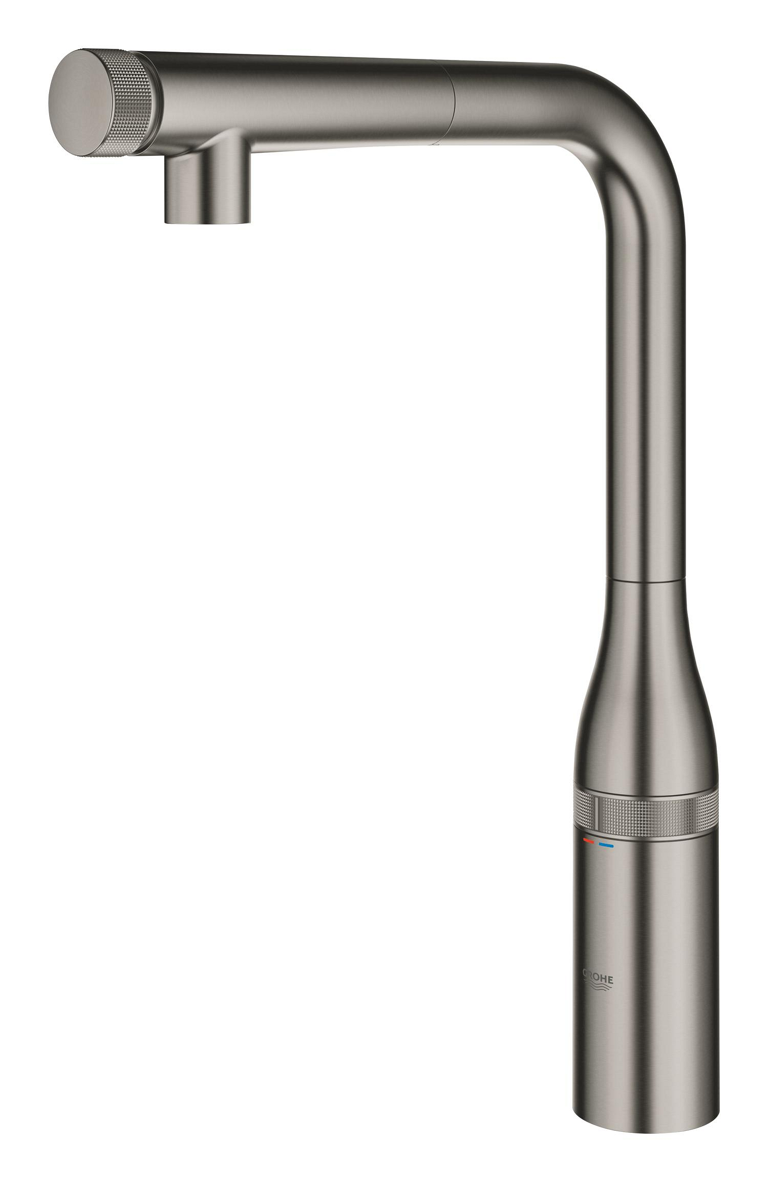 Baterie bucatarie Grohe 30444AL0, 1 bar, 366 mm, 199 mm, 1 orificii instalare, 1 sprayuri, 180 unghi pivotare, Grafit