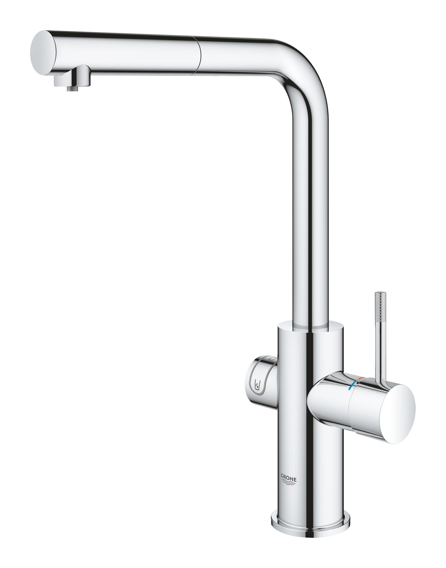 Baterie bucatarie Grohe 1010720001, Blue Home, tip comanda dubla coman