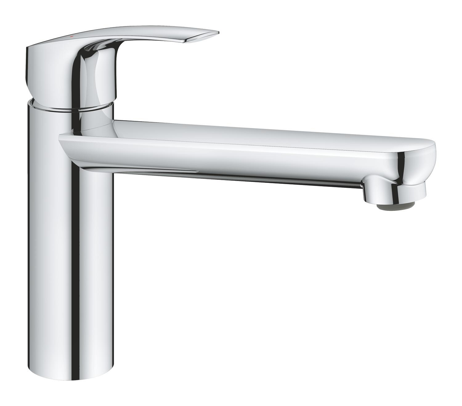 Baterie bucatarie Grohe 30463000, 0.8 bar, 202 mm, 222 mm, 1 orificii instalare, 1 sprayuri, 180 unghi pivotare, Crom