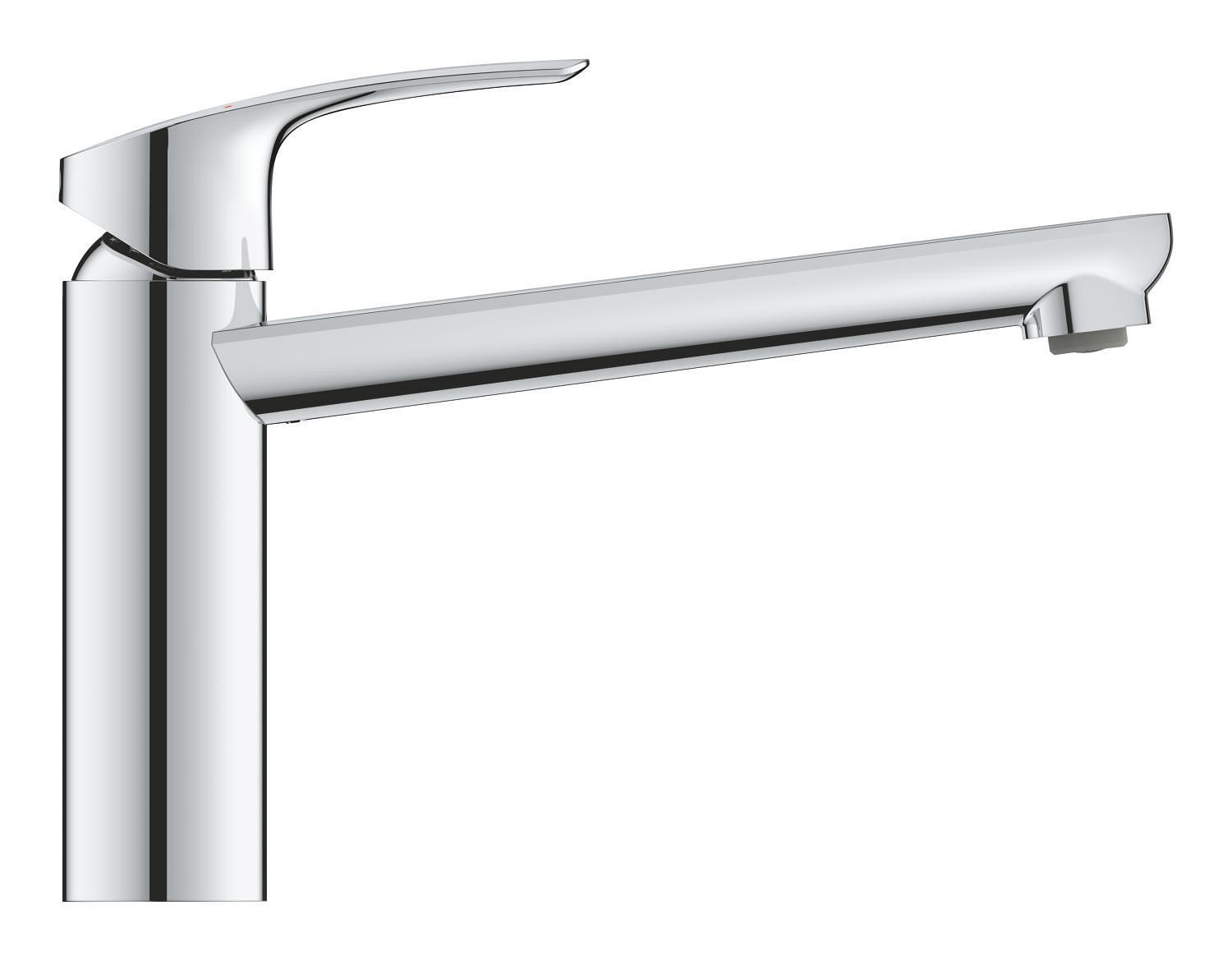 Baterie bucatarie Grohe 30463000, 0.8 bar, 202 mm, 222 mm, 1 orificii instalare, 1 sprayuri, 180 unghi pivotare, Crom