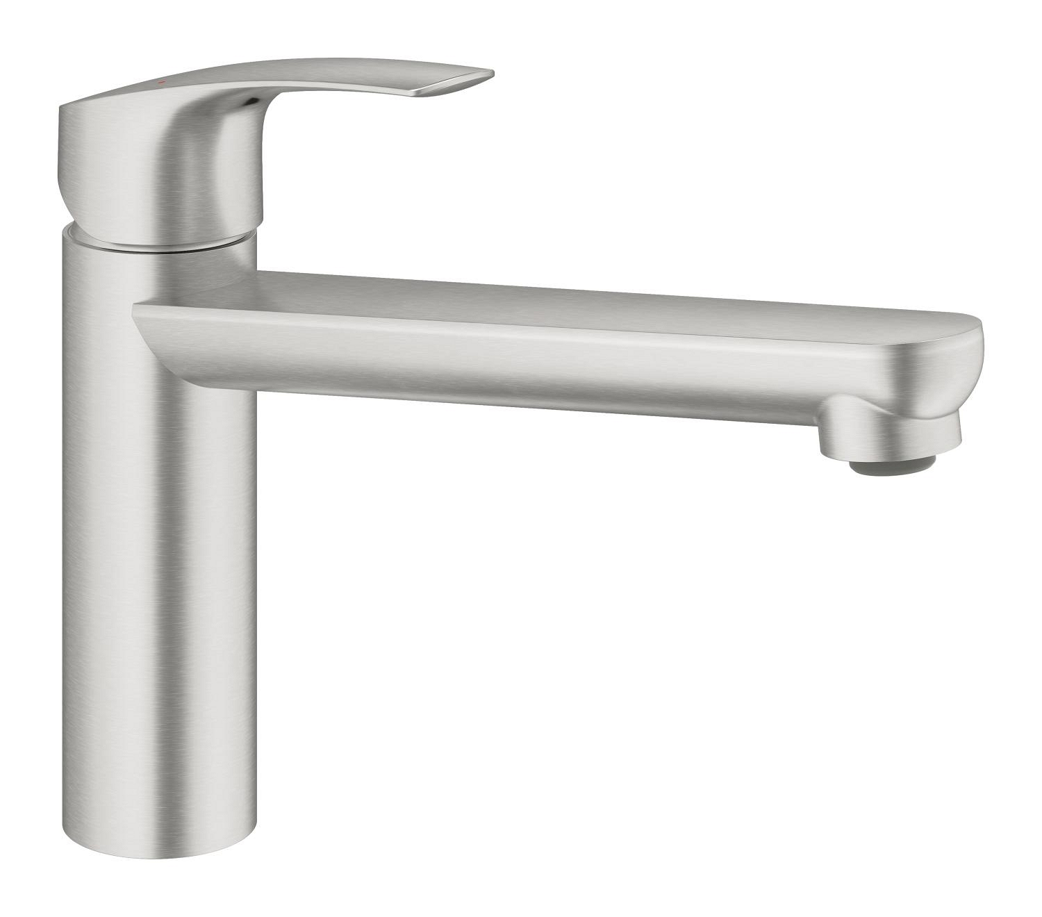Grohe Baterie bucatarie grohe eurosmart, medie, tip l, mat, otel satinat, 30463dc0
