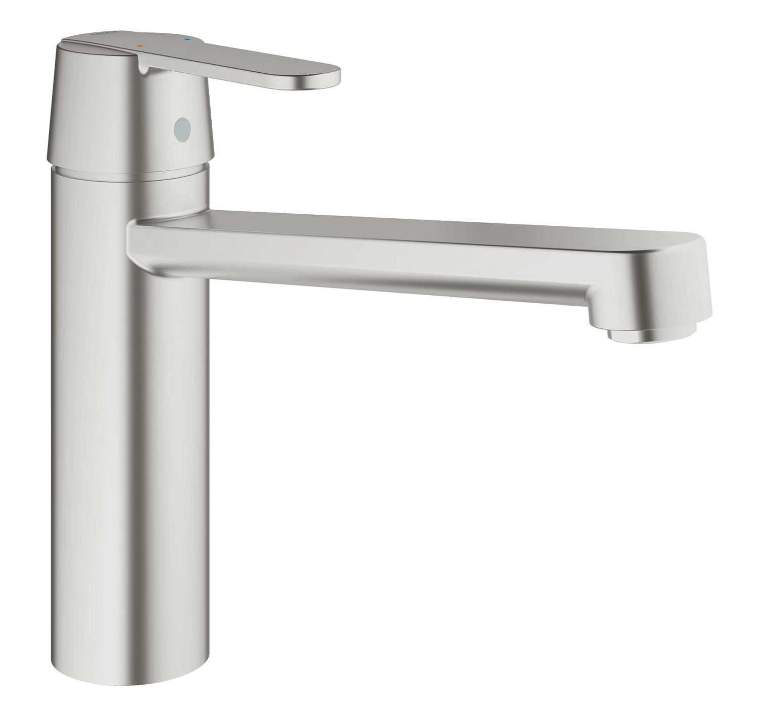 Grohe Baterie bucatarie grohe get, inalta, tip l, mat, otel satinat, 30196dc0