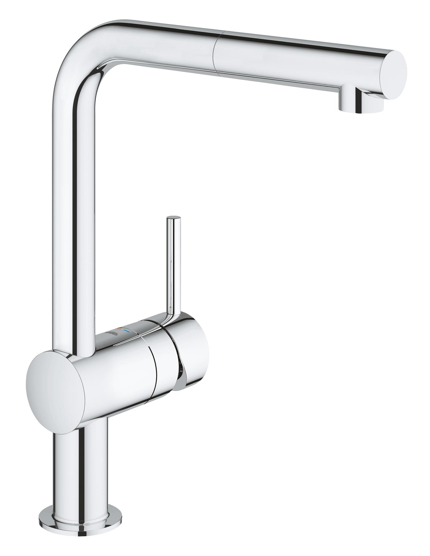 Grohe Baterie bucatarie grohe minta, inalta, tip l, dus, crom, 31397000