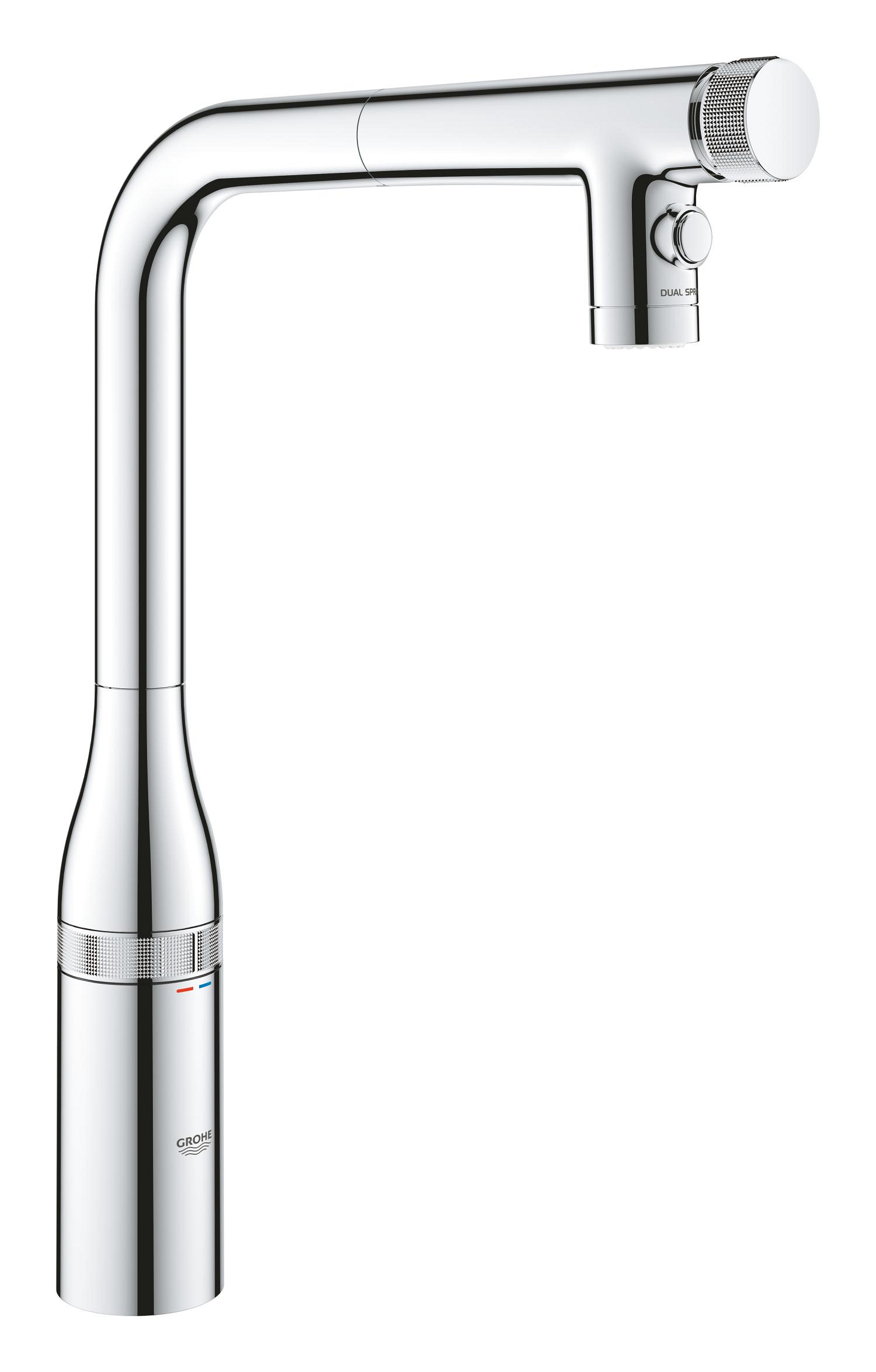 Grohe Baterie bucatarie grohe smartcontrol, inalta, tip l, dus, 2 functii, crom, 31892000