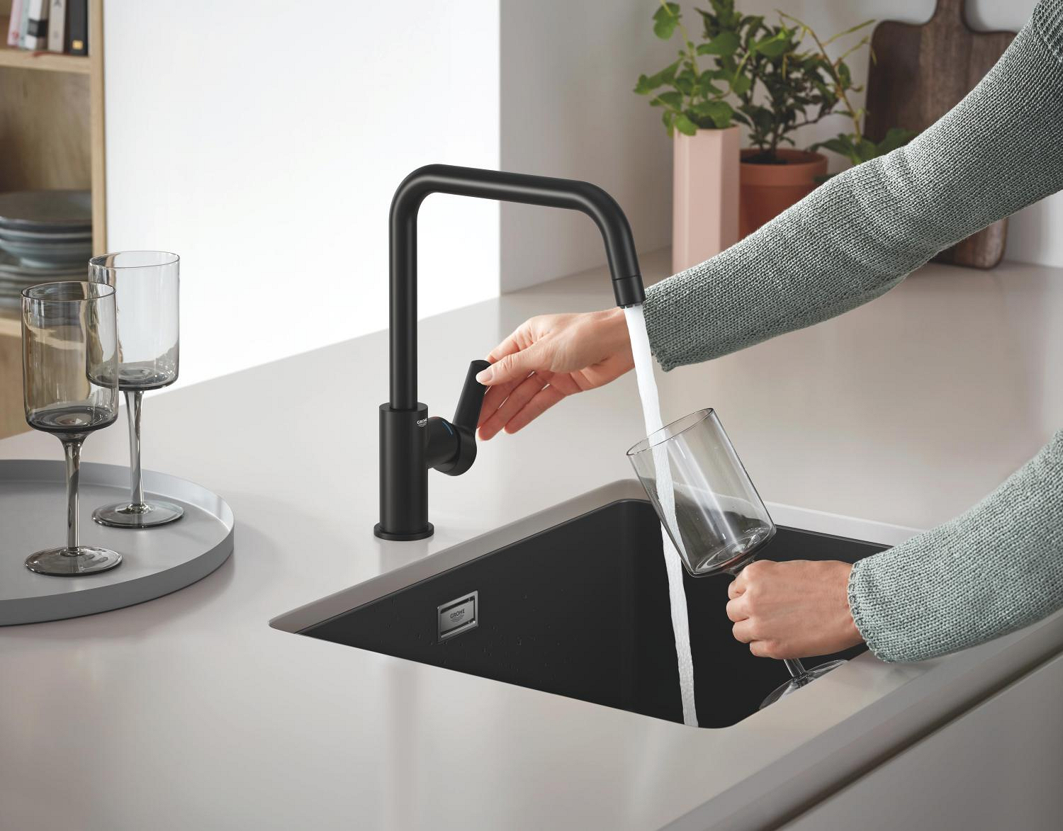 Baterie bucatarie Grohe 1012422430, Start, tip comanda monocomanda, fo