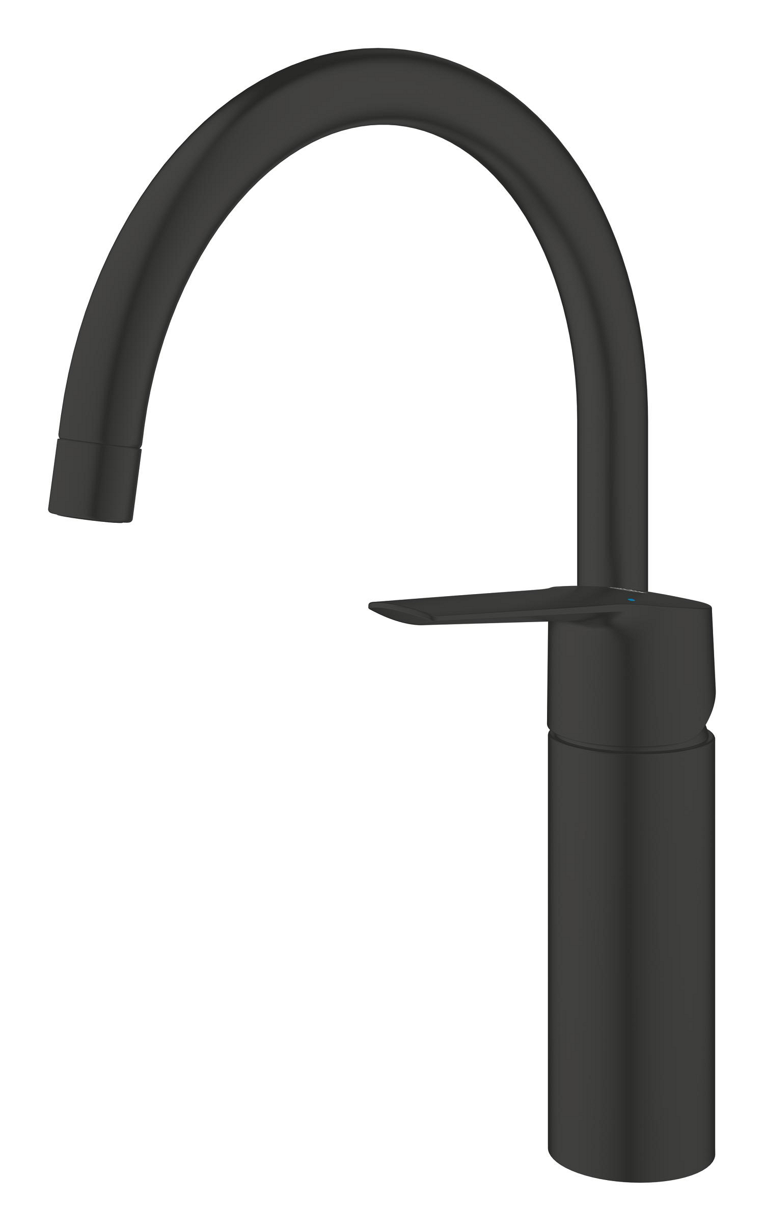 Baterie bucatarie Grohe 304692430, 0.8 bar, 339 mm, 183 mm, 1 orificii instalare, 1 sprayuri, 360 unghi pivotare, Negru