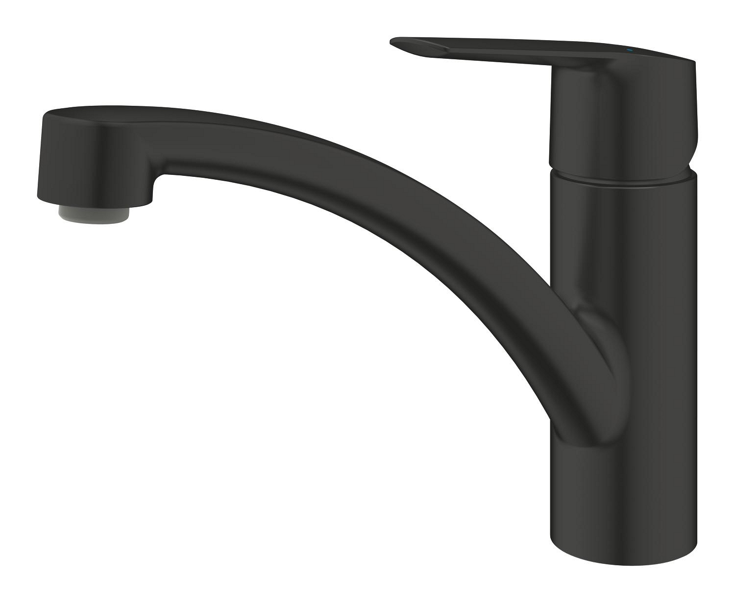 Baterie bucatarie Grohe 324412432, 0.8 bar, 184 mm, 227 mm, 1 orificii instalare, 1 sprayuri, 360 unghi pivotare, Negru