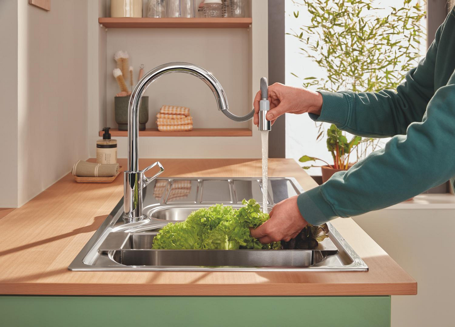 Baterie bucatarie Grohe 30556000, StartLoop, tip comanda monocomanda, 