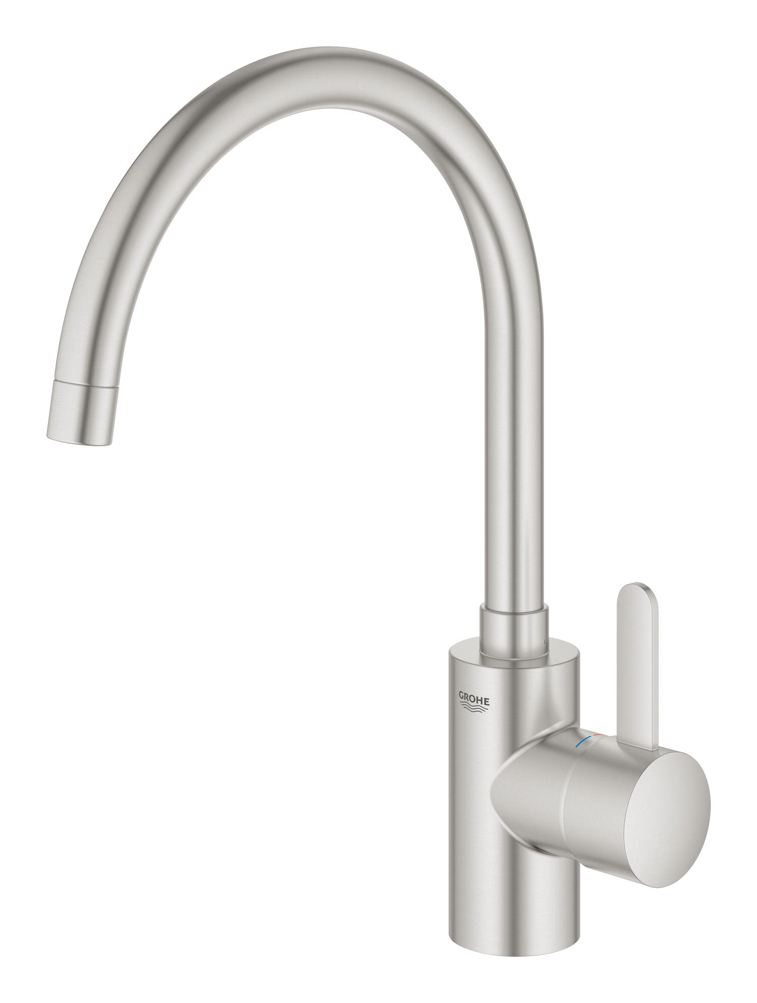 Baterie bucatarie Grohe 30431DC0, 1 bar, 354 mm, 224 mm, 1 orificii instalare, 1 sprayuri, Otel satinat