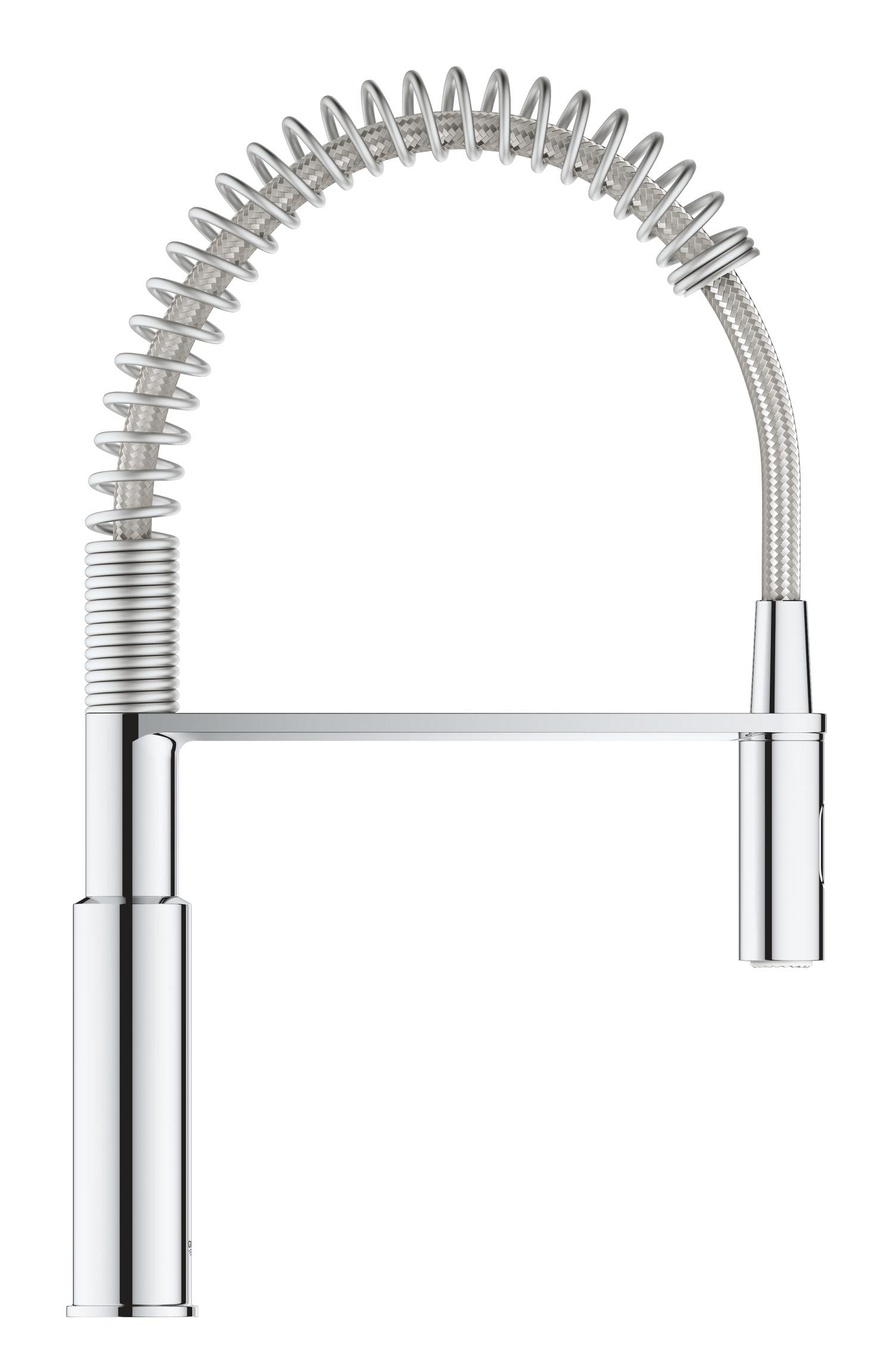 Baterie bucatarie Grohe 30614000, 1 bar, 455 mm, 236 mm, 1 orificii instalare, 2 sprayuri, 360 unghi pivotare, Crom