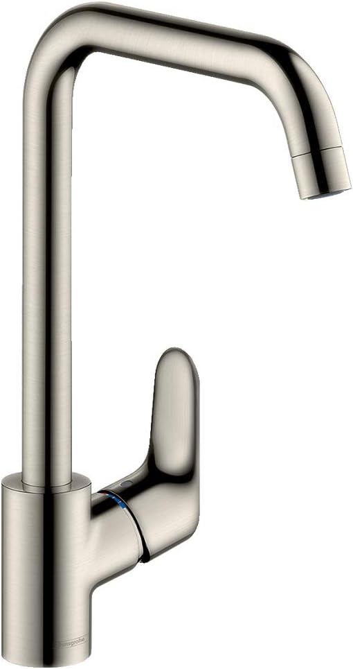 Hansgrohe Baterie bucatarie hansgrohe focus, inalta, tip u, mat, otel satinat, 31820800