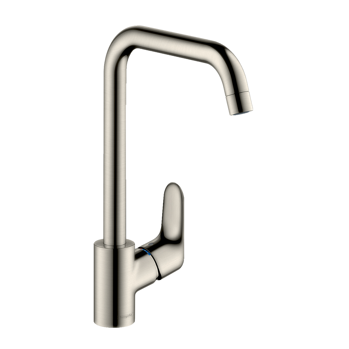 Hansgrohe Baterie bucatarie hansgrohe focus m41, inalta, tip u, mat, otel satinat, 31821800