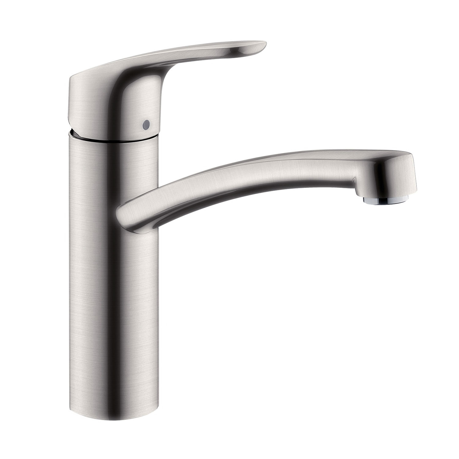 Hansgrohe Baterie bucatarie hansgrohe focus m41, medie, tip l, mat, otel satinat, 31806800