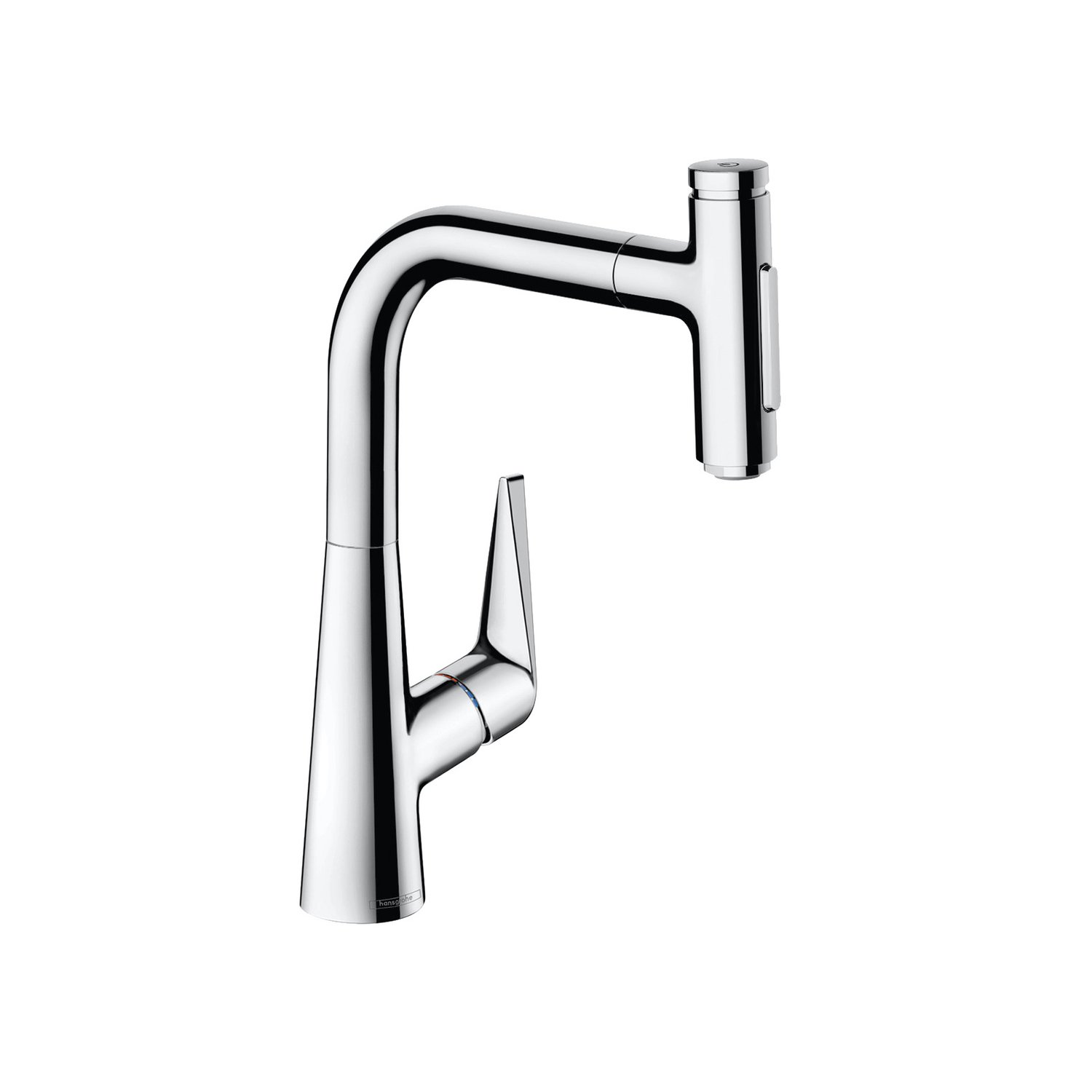 Hansgrohe Baterie bucatarie hansgrohe talis m51, inalta, tip u, dus, 2 functii, sbox, crom, 73868000