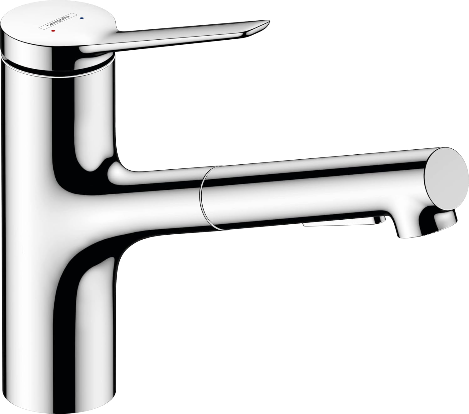 Hansgrohe Baterie bucatarie hansgrohe zesis m33, medie, tip l, dus, 2 functii, crom, 74820000