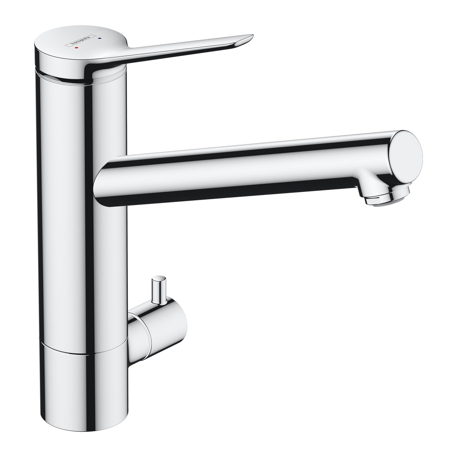 Hansgrohe Baterie bucatarie hansgrohe zesis m33, medie, tip l, pornire rece, valva, crom, 74807000