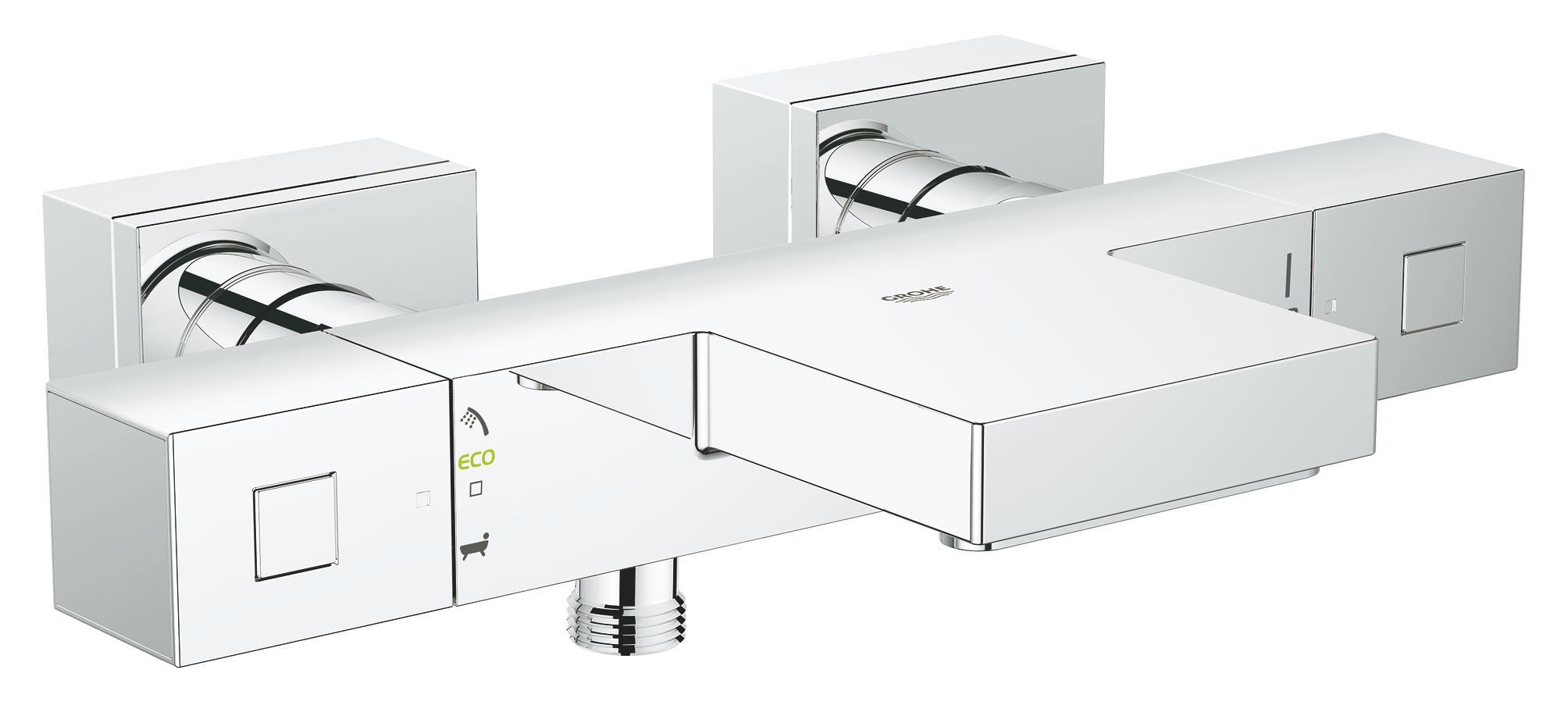Grohe Baterie cada grohe grohtherm cube 34497000, 1/2'', termostat, waterfall, anti-oparire, crom