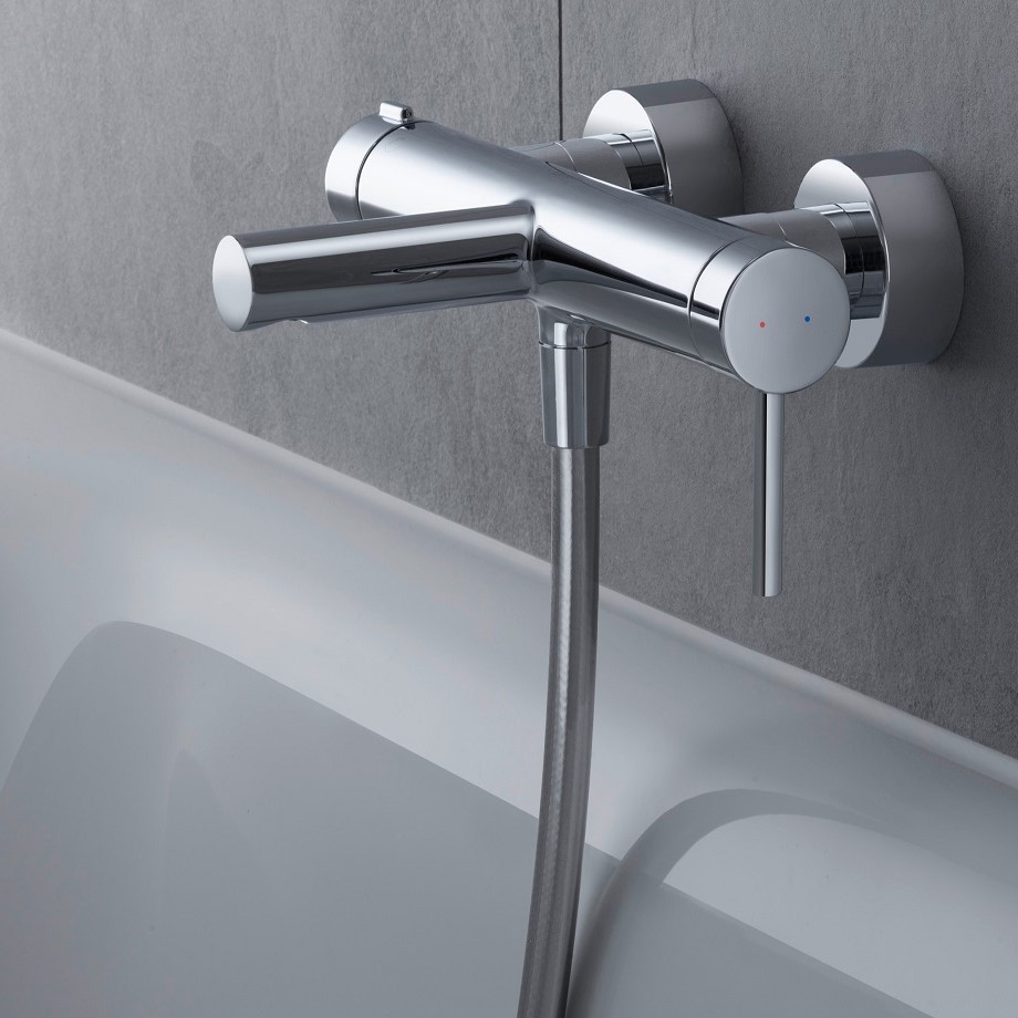 Baterie cada Duravit CE5230000010, Circle, montaj pe perete, tip incas