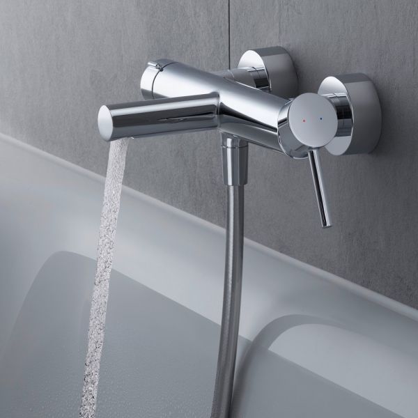 Baterie cada Duravit CE5230000010, Circle, montaj pe perete, tip incas