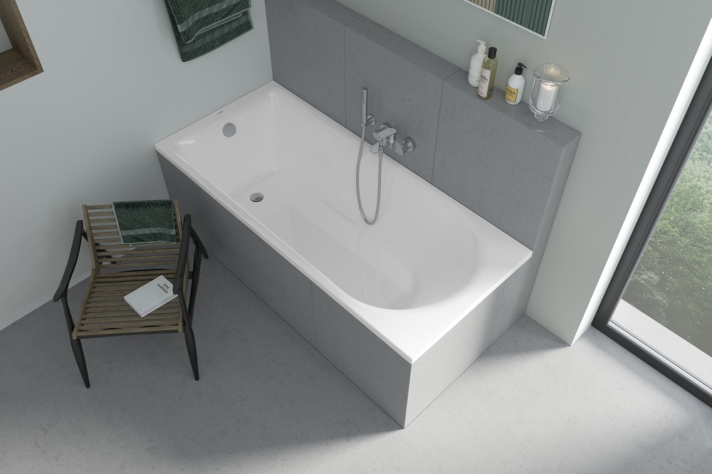Baterie cada Duravit WA5230000070, Wave, montaj pe perete, tip incastr