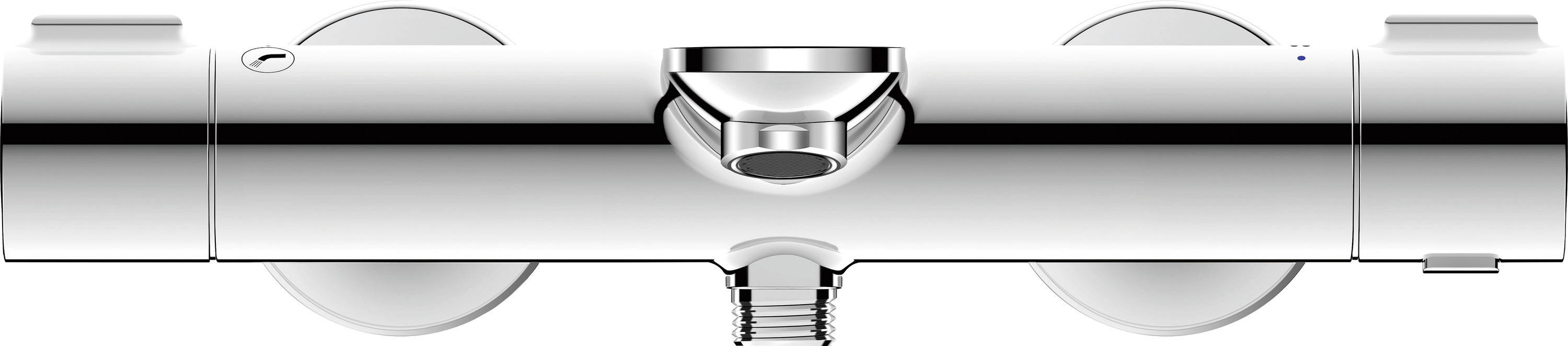 Baterie cada Duravit WA5220000010, Wave, montaj pe perete, tip incastr