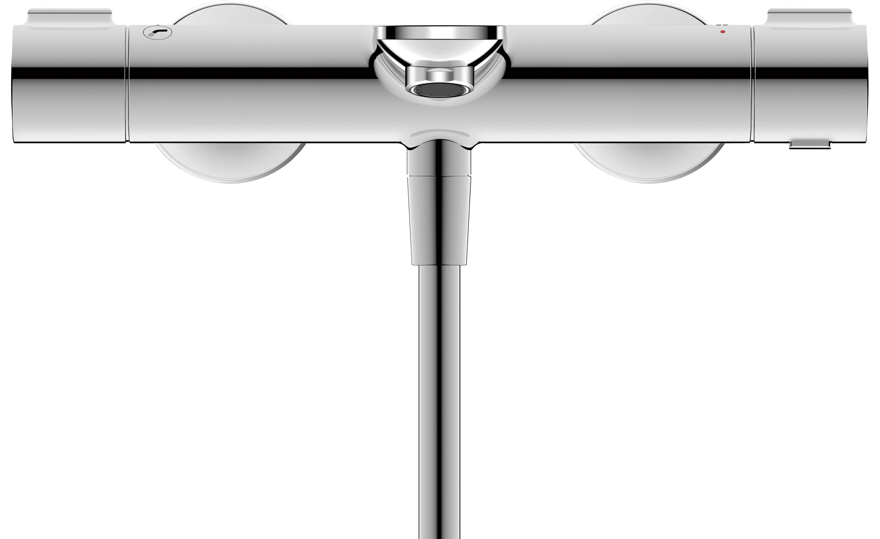 Baterie cada Duravit WA5220000010, Wave, montaj pe perete, tip incastr