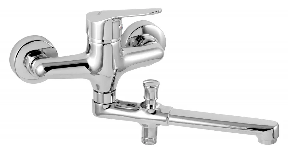 Ferro Baterie cada ferro, aparenta, diverter, pipa pivotanta, crom, 94431/1,0