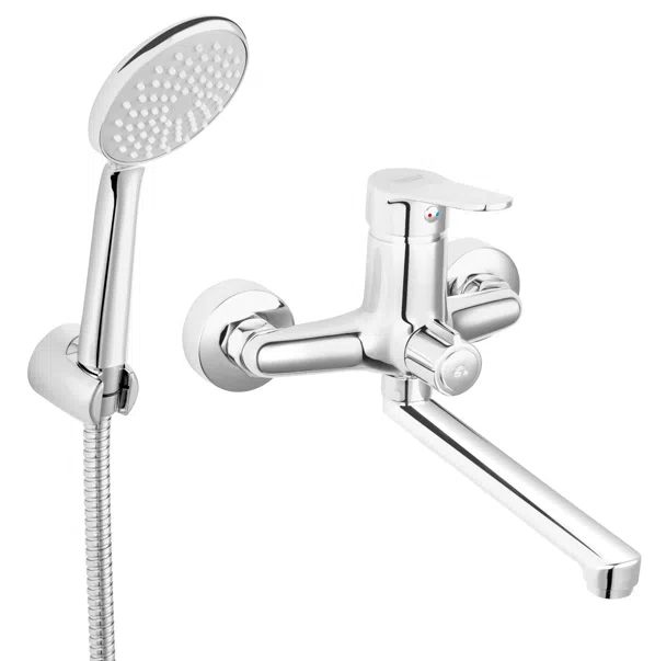 Ferro Baterie cada ferro isso, aparenta, pipa pivotanta, set dus, 1 functie, crom, bis33a