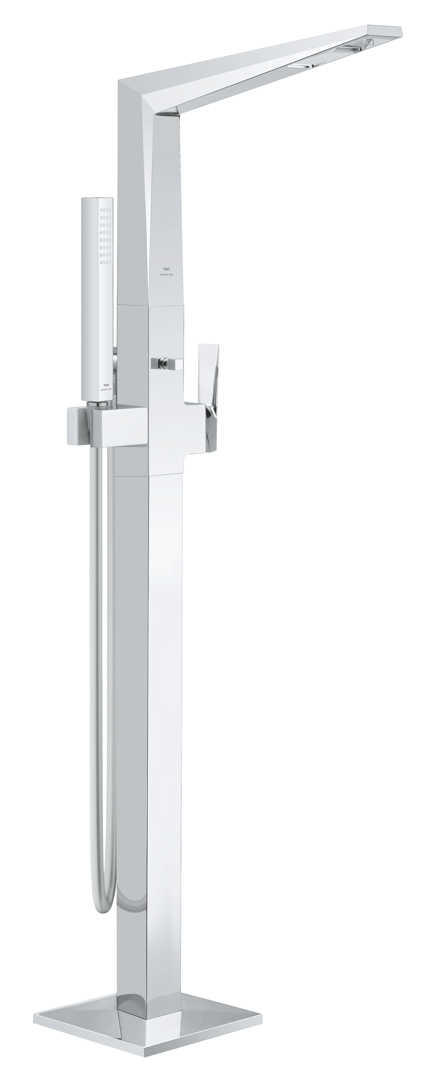 Grohe SPA Baterie cada grohe allure brilliant, pe podea, set de dus, necesita valva, crom, 24348000